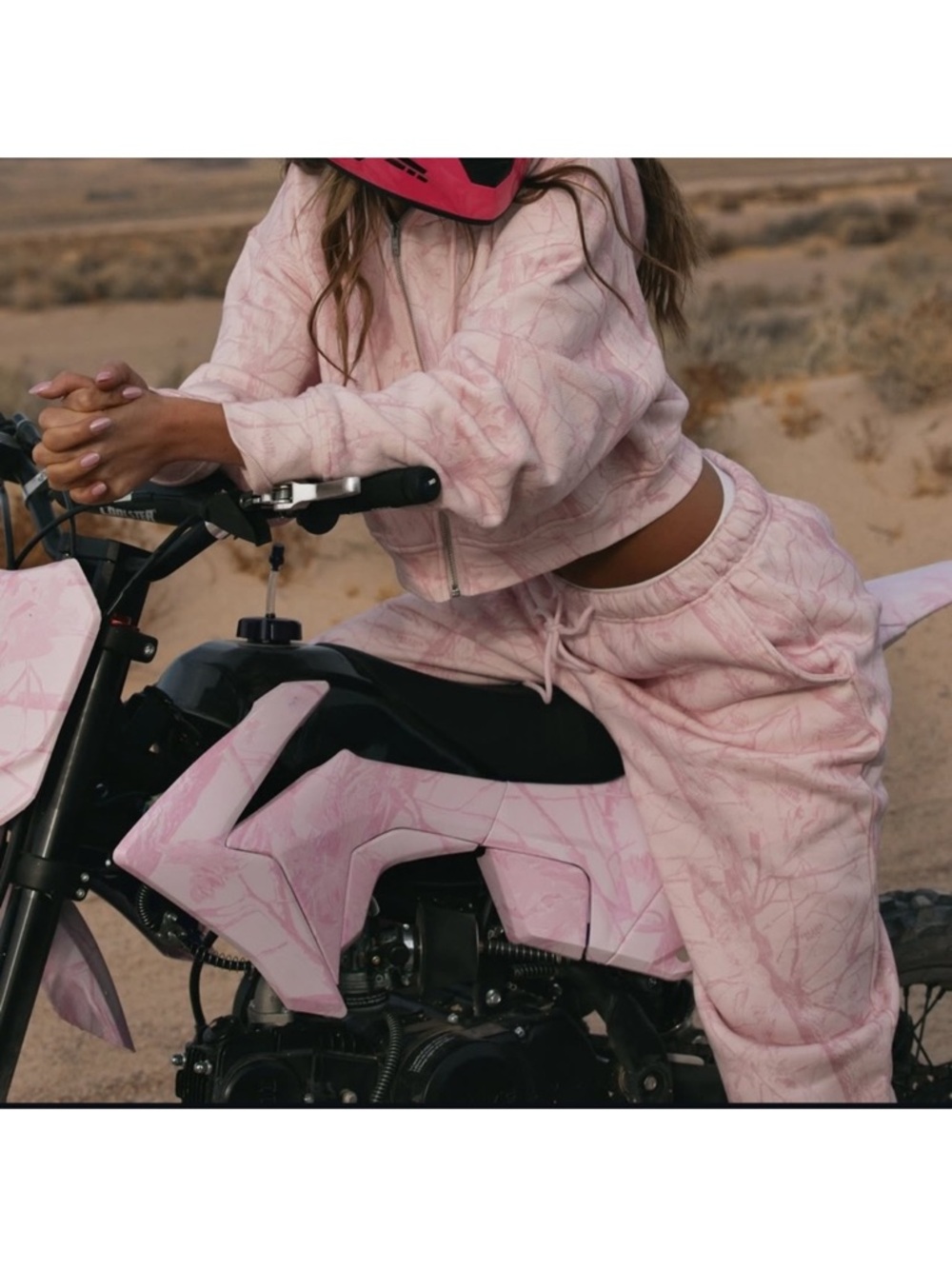 Sold Out Dairy Boy Pink Camo Sweatpants Drawstring Waist